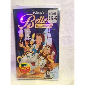Walt Disney Sealed 1999 VHS Belle’s Tales Of Friendsip